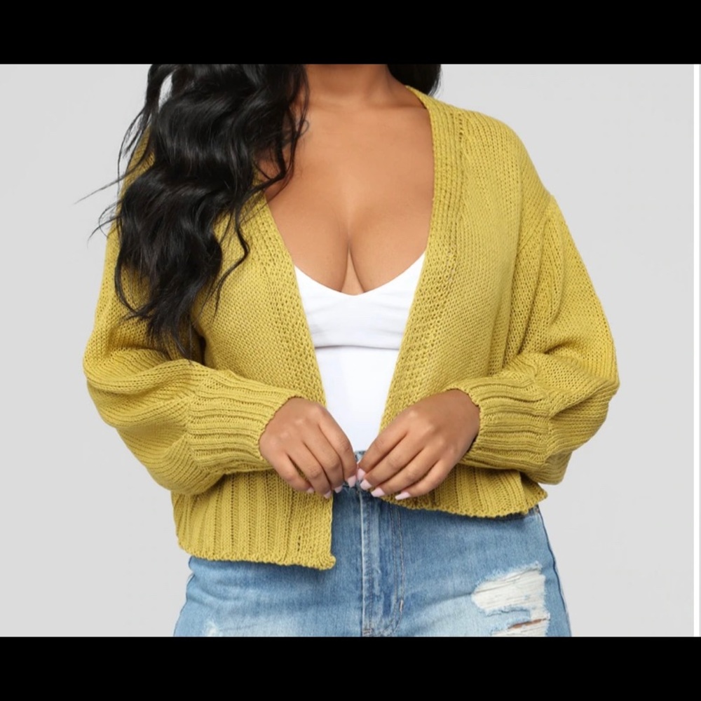 Brand new crop sweater